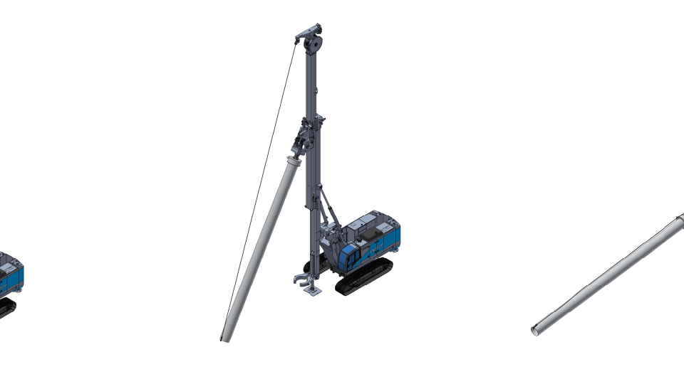 Borriggar för DTH-borrning